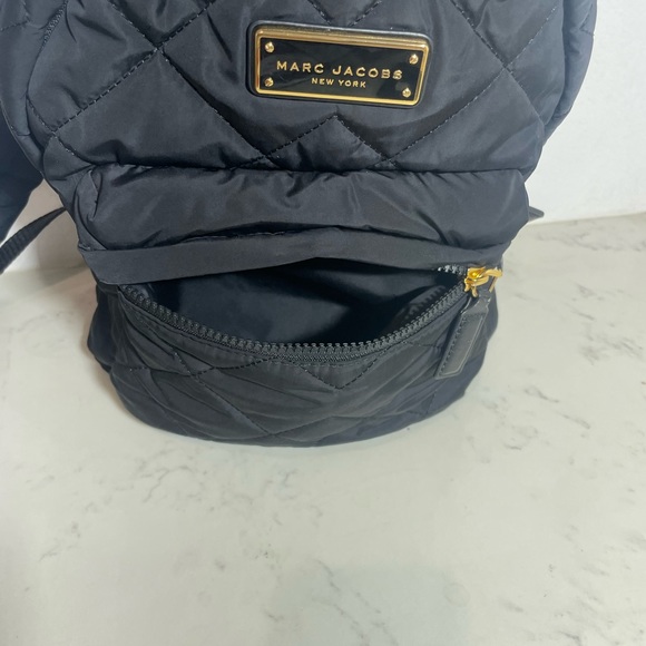 Marc Jacobs Black Quilted Backpack - Picture 4 of 9